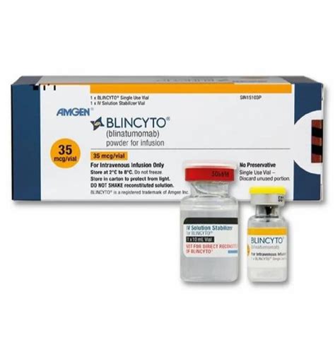 Imagen de BLINCYTO 35 MCG SOL INY C/FCOS AMP DE LIOF Y