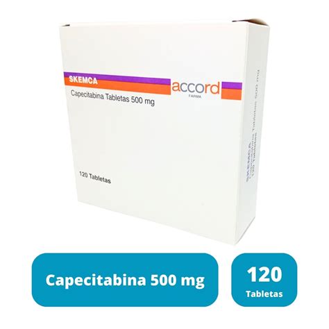 Imagen de CAPECITABINA 500 MG ENVASE CON 120 GRAGEAS