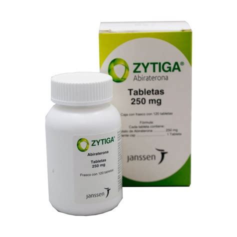 Imagen de ZYTIGA ABIRATERONA 250 MG FRASCO C/120 TAB